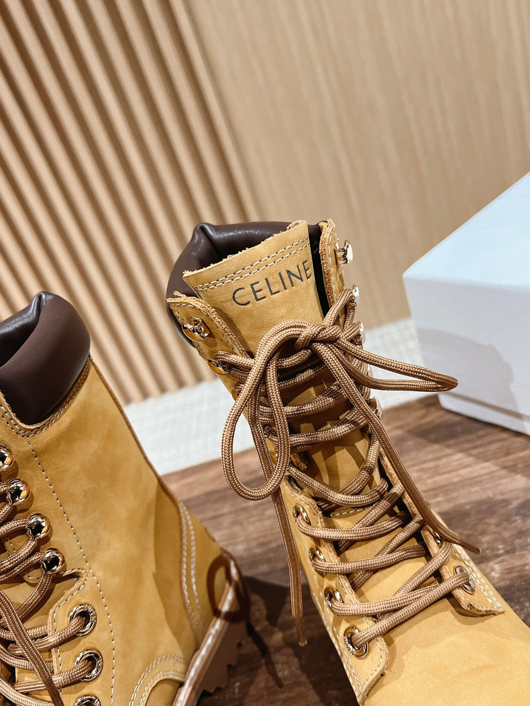 CELINE Classic Martin Boots – Big Yellow Boots, High-top New