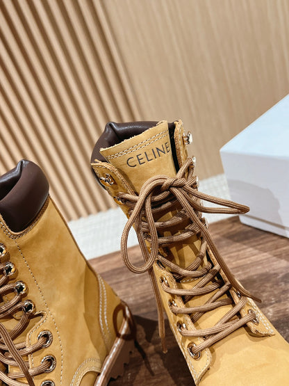 CELINE Classic Martin Boots – Big Yellow Boots, High-top New