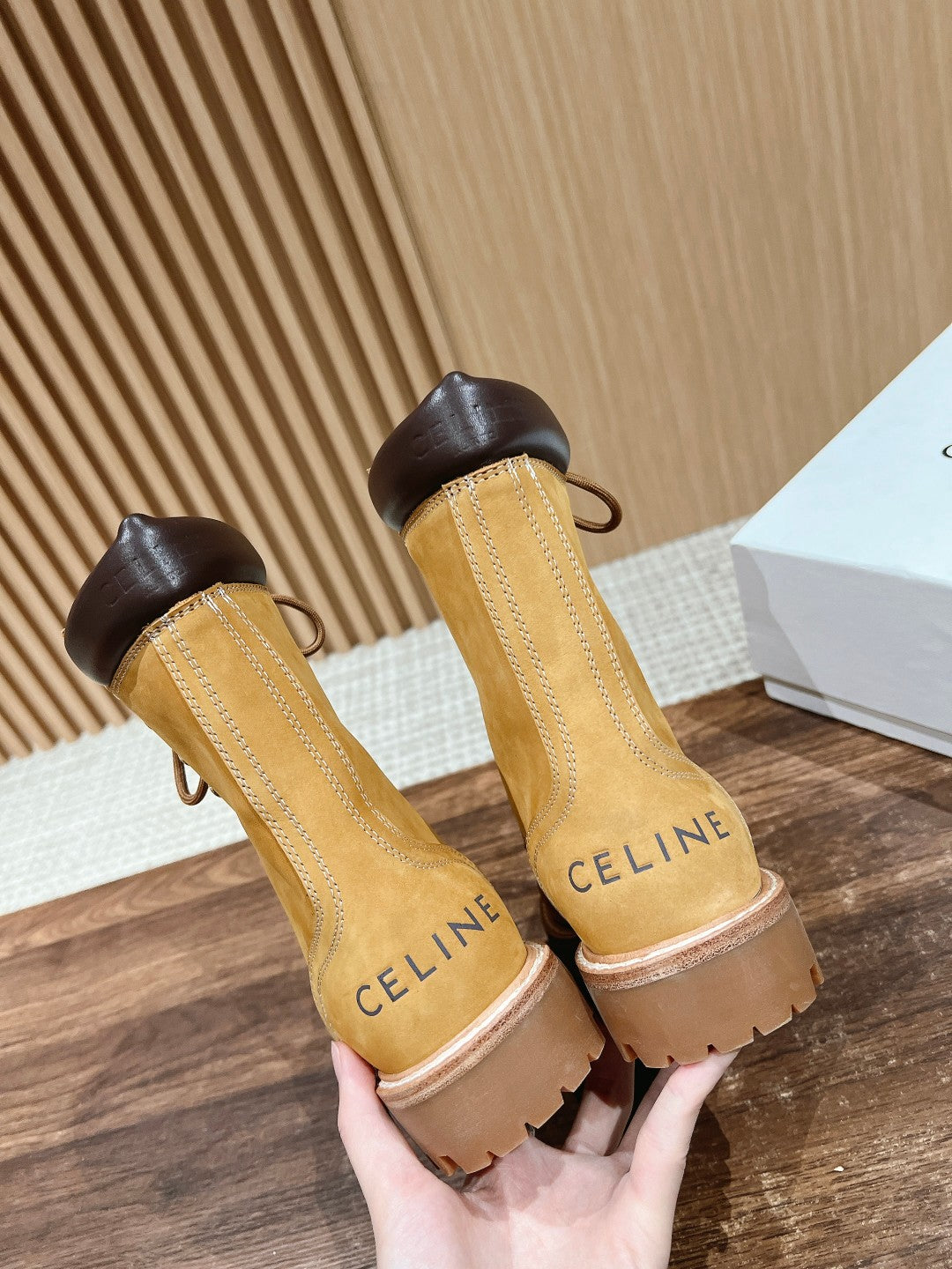 CELINE Classic Martin Boots – Big Yellow Boots, High-top New