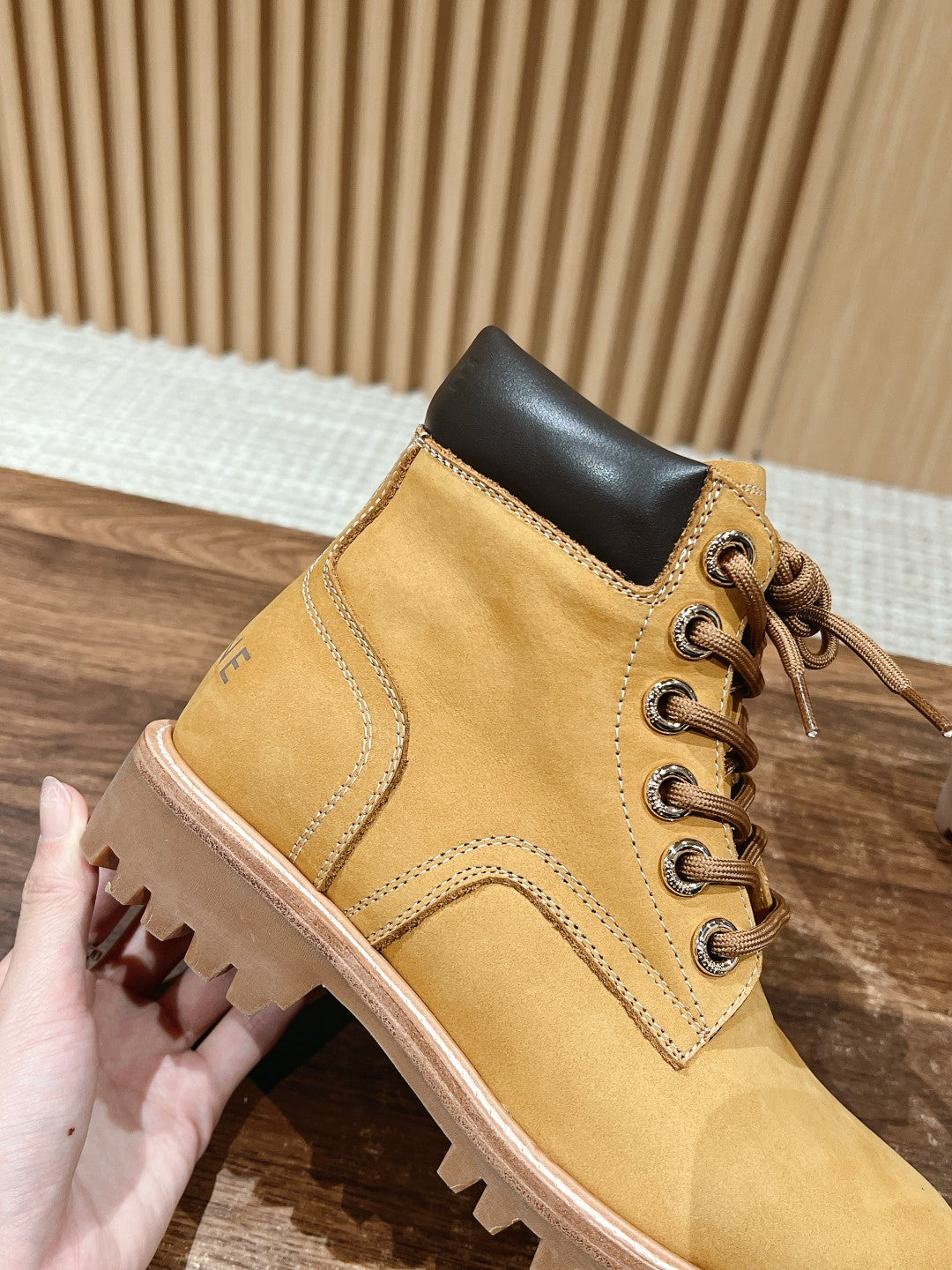 CELINE Classic Martin Boots – Big Yellow Boots, Mid-top