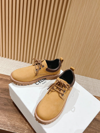 CELINE Classic Martin Boots – Big Yellow Boots, Low-top