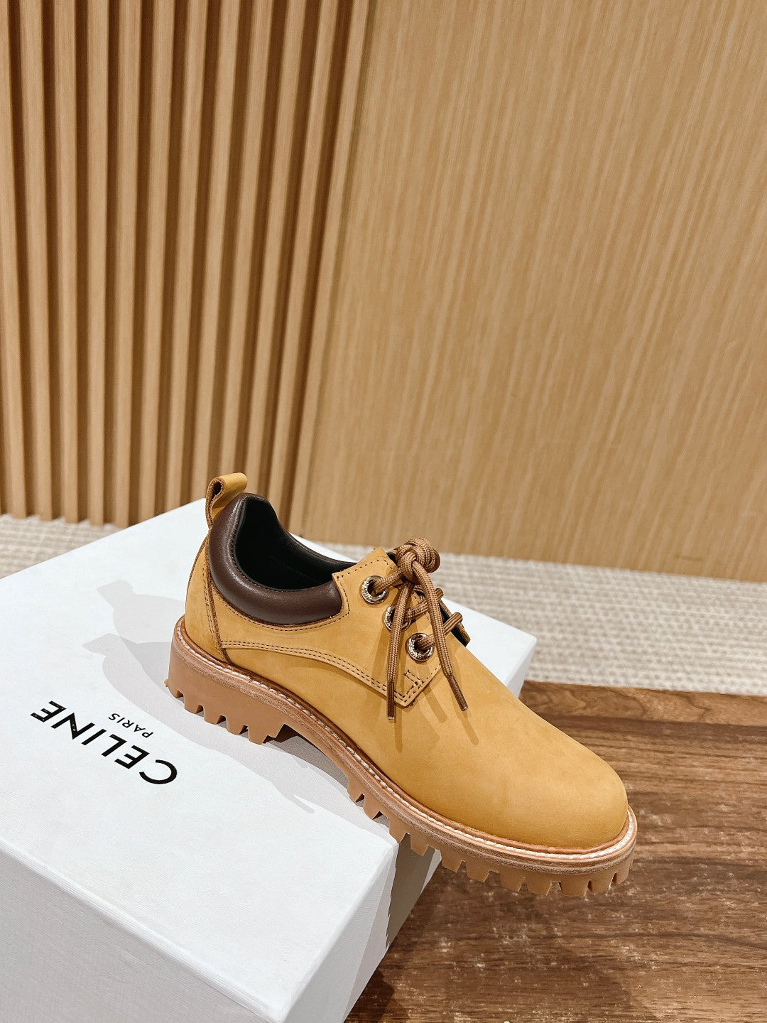 CELINE Classic Martin Boots – Big Yellow Boots, Low-top