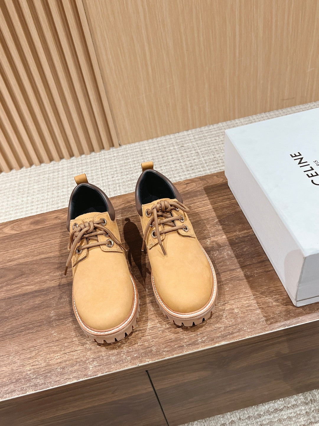 CELINE Classic Martin Boots – Big Yellow Boots, Low-top