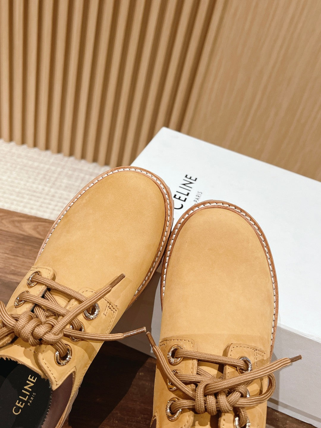 CELINE Classic Martin Boots – Big Yellow Boots, Low-top