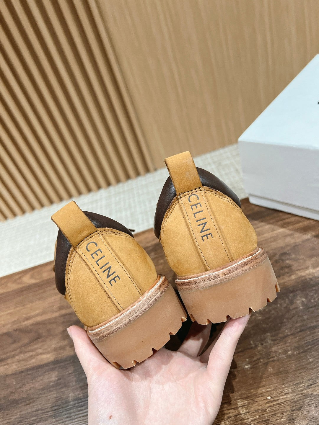 CELINE Classic Martin Boots – Big Yellow Boots, Low-top