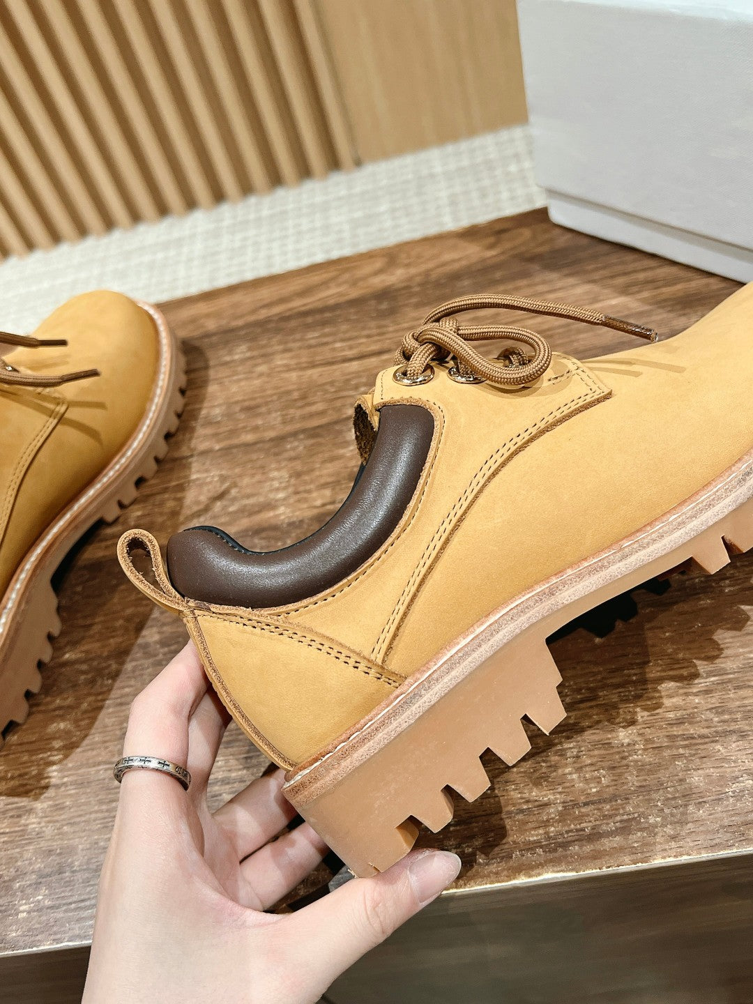 CELINE Classic Martin Boots – Big Yellow Boots, Low-top