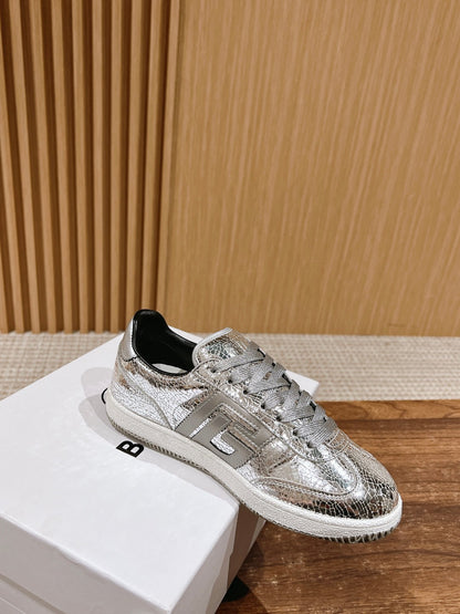 Balmain Forrest-Gump Running Sneaker, Silver
