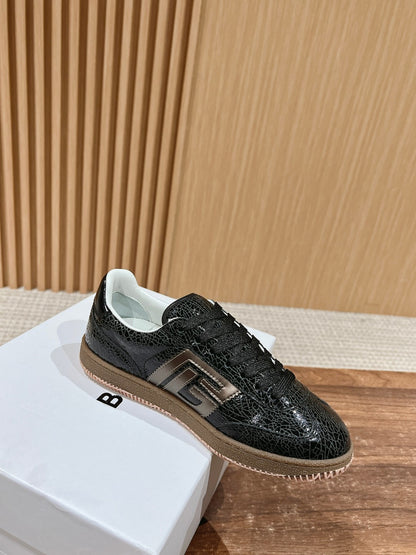 Balmain Forrest-Gump Running Sneaker, Black