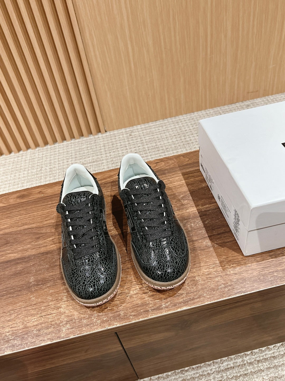 Balmain Forrest-Gump Running Sneaker, Black