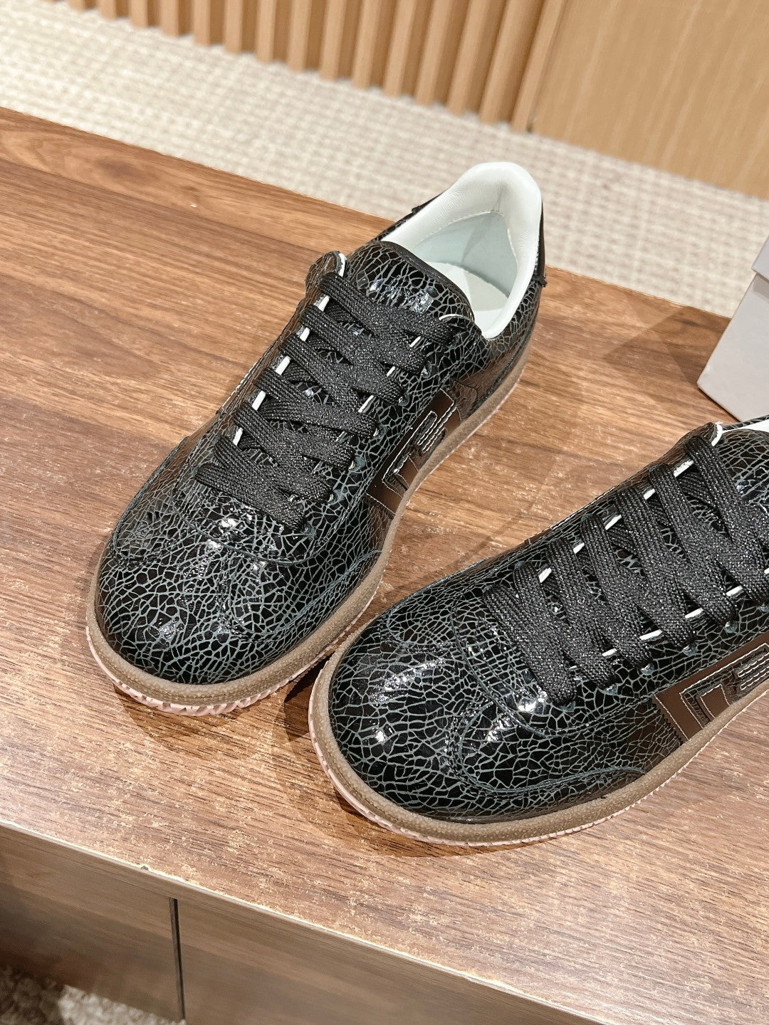 Balmain Forrest-Gump Running Sneaker, Black