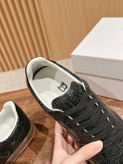 Balmain Forrest-Gump Running Sneaker, Black