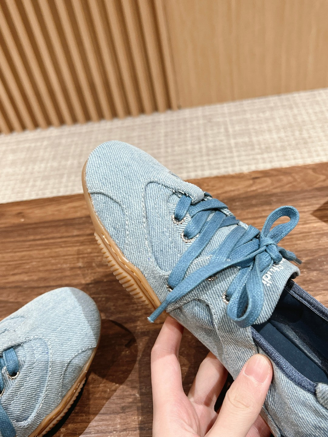 Acne Studios new ballet-inspired Sneakers, Blue