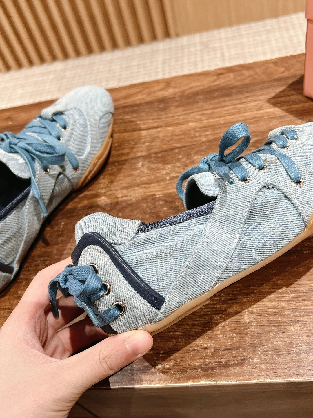 Acne Studios new ballet-inspired Sneakers, Blue