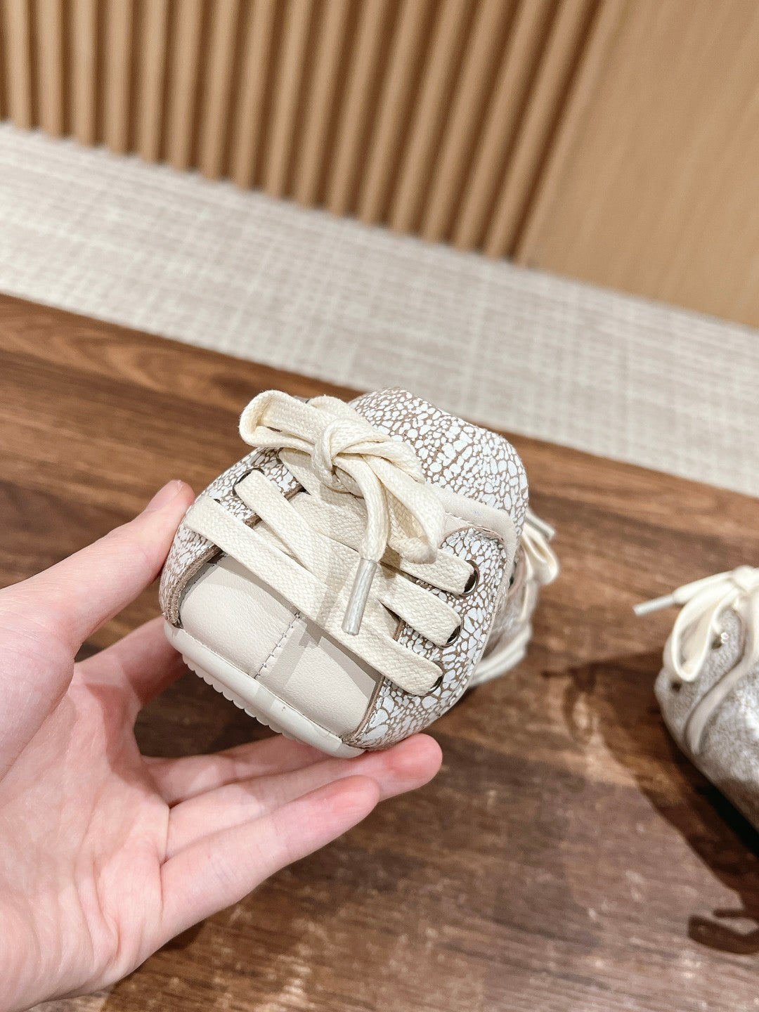 Acne Studios new ballet-inspired Sneakers, Flecked Brown