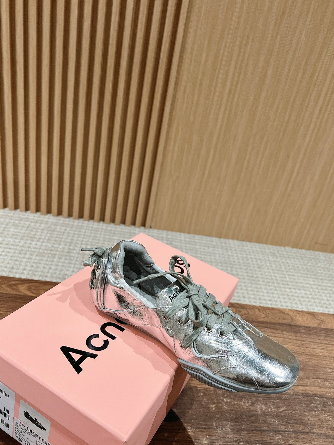 Acne Studios new ballet-inspired Sneakers, Silver
