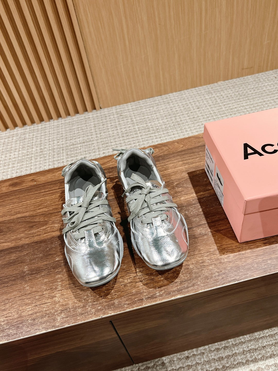 Acne Studios new ballet-inspired Sneakers, Silver