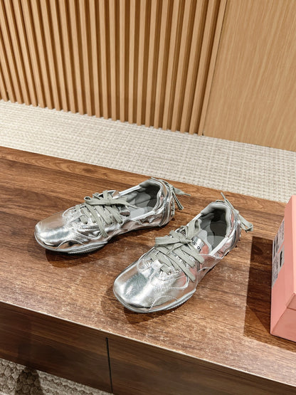 Acne Studios new ballet-inspired Sneakers, Silver