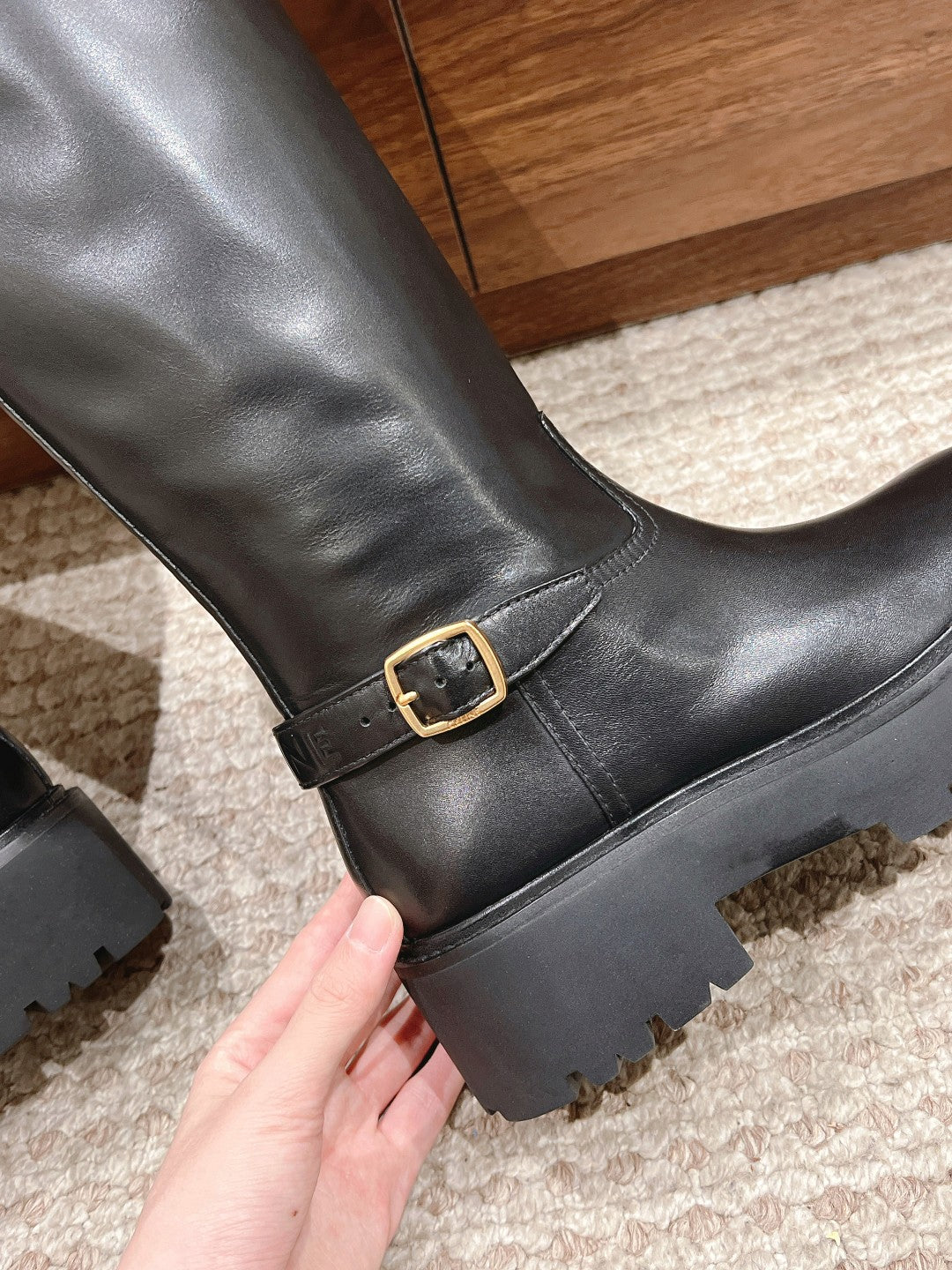 CELINE Thick-Sole Knight Boots
