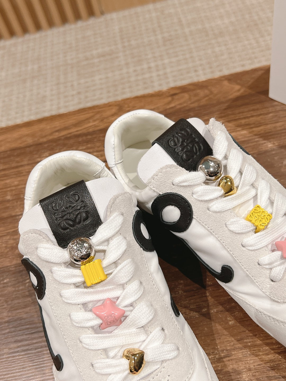 Loewe Ballet Runner 2.0 in nylon and calfskin 07