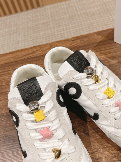 Loewe Ballet Runner 2.0 in nylon and calfskin 07