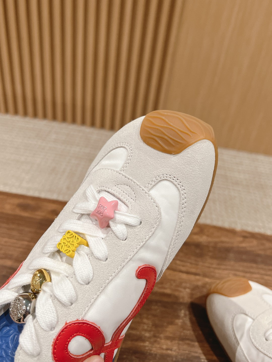 Loewe Ballet Runner 2.0 in nylon and calfskin 08