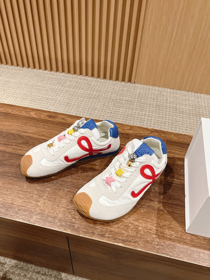 Loewe Ballet Runner 2.0 in nylon and calfskin 08