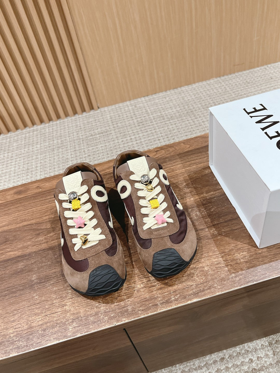 Loewe Ballet Runner 2.0 in nylon and calfskin 09