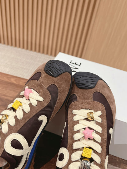 Loewe Ballet Runner 2.0 in nylon and calfskin 09