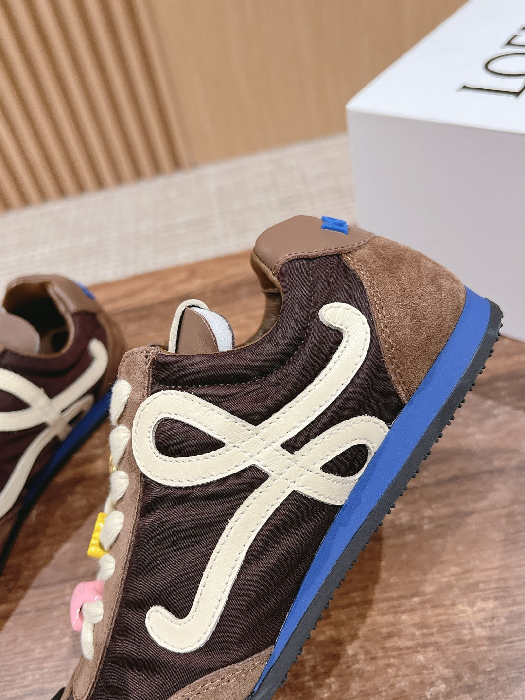 Loewe Ballet Runner 2.0 in nylon and calfskin 09