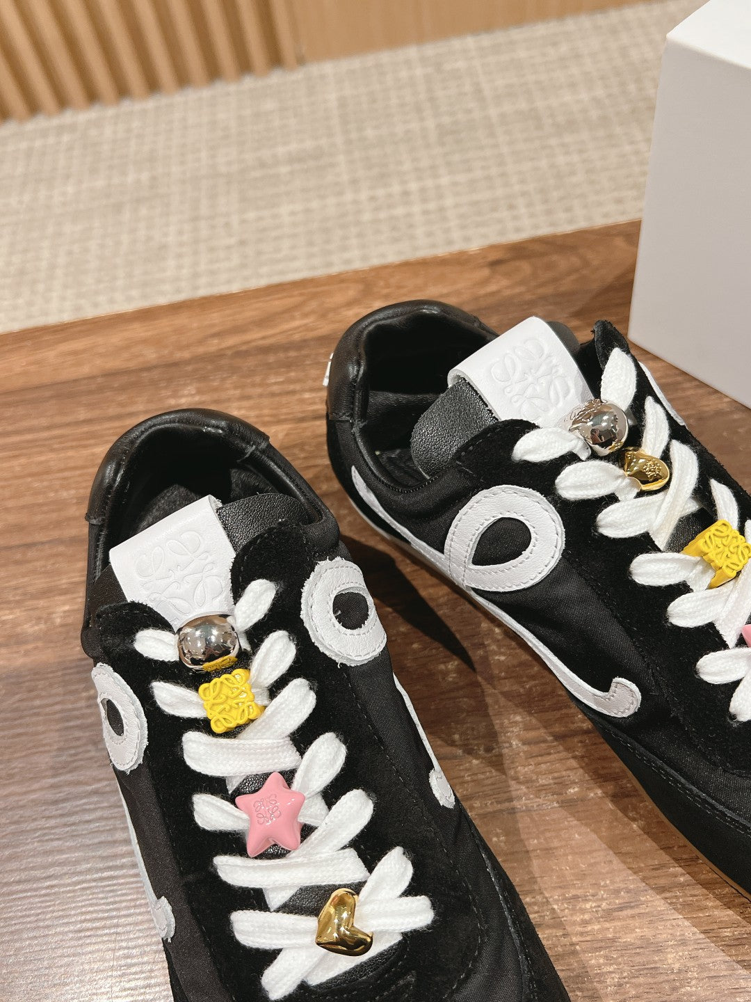 Loewe Ballet Runner 2.0 in nylon and calfskin 06