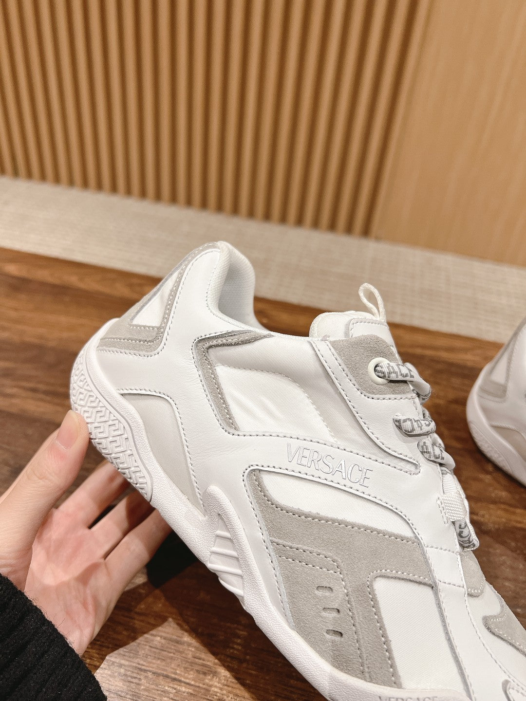 Versace Galaxia Trainer Sneakers, White