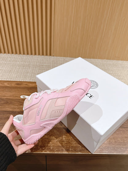 Versace Galaxia Trainer Sneakers, Pink