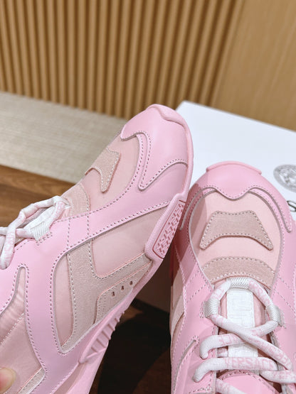 Versace Galaxia Trainer Sneakers, Pink
