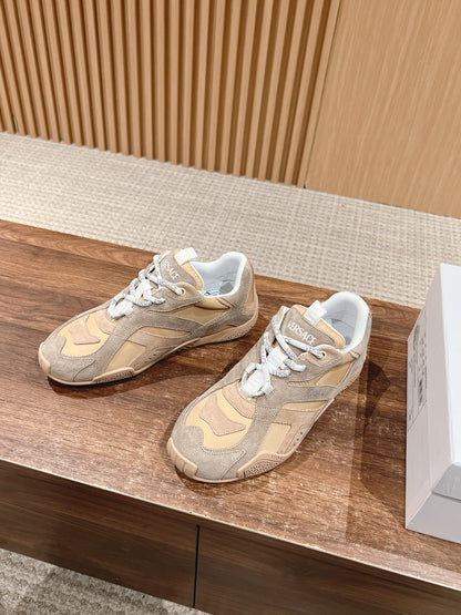 Versace Galaxia Trainer Sneakers, Beige