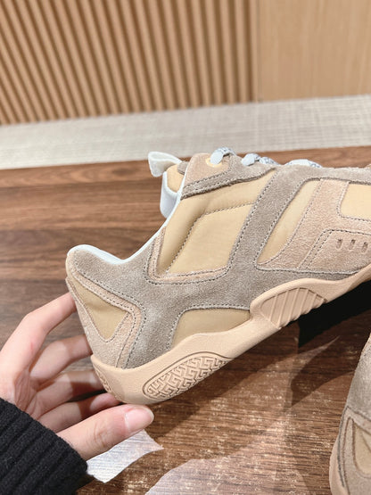 Versace Galaxia Trainer Sneakers, Beige