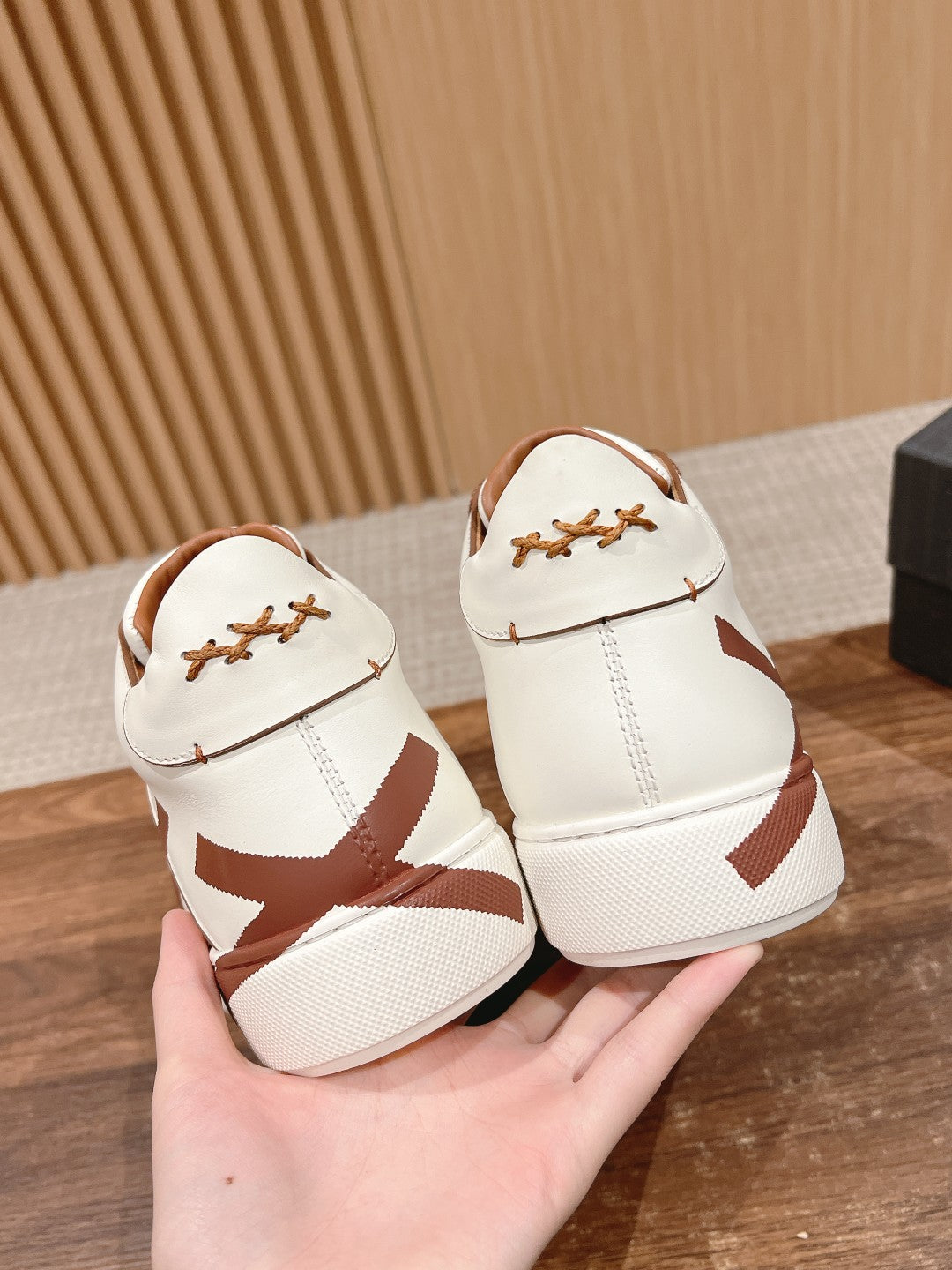 Ermenegildo Zegna TIZIANO XXX High-Top Lace-Up Sneakers, Brown Lace