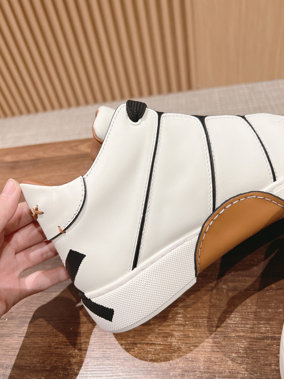 Ermenegildo Zegna TIZIANO XXX High-Top Lace-Up Sneakers, Black Lace