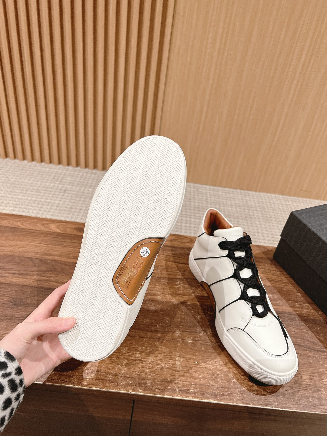 Ermenegildo Zegna TIZIANO XXX High-Top Lace-Up Sneakers, Black Lace