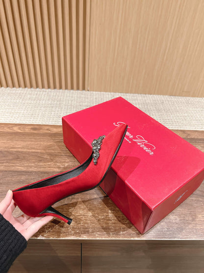 RV Classic Crystal ‘Snowflake’ Buckle Stilettos Series 01