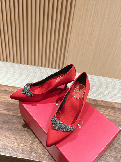 RV Classic Crystal ‘Snowflake’ Buckle Stilettos Series 01