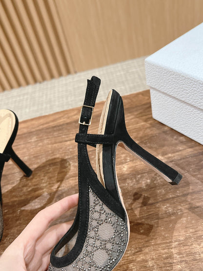 Dior 2025“Starry Galaxy” New Pumps Laceless, Black