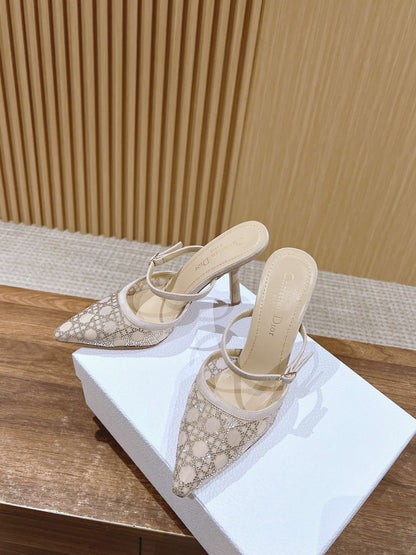 Dior 2025“Starry Galaxy” New Pumps, Beige