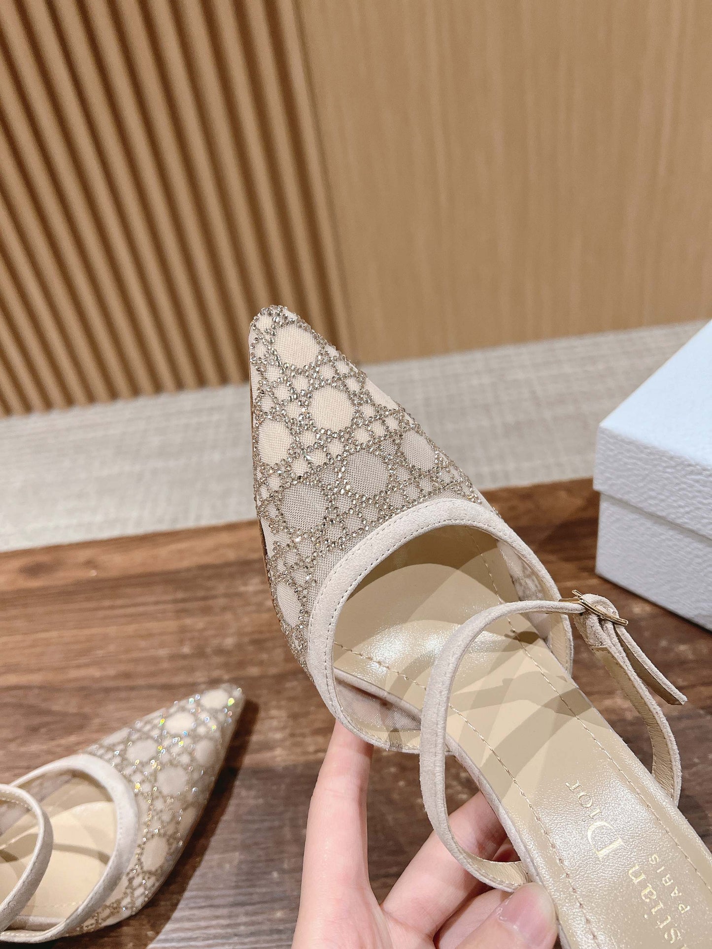 Dior 2025“Starry Galaxy” New Pumps, Beige