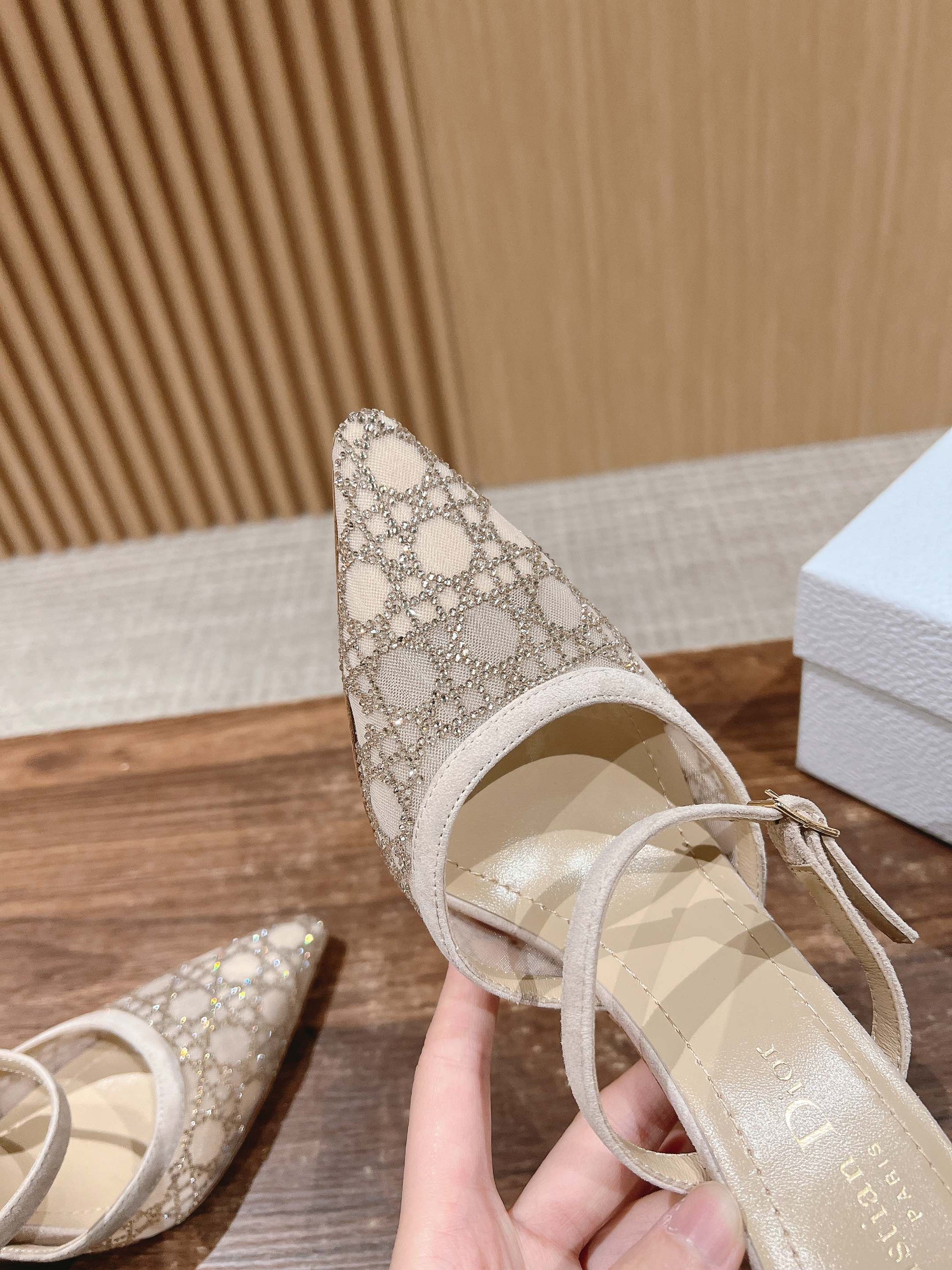 Dior 2025“Starry Galaxy” New Pumps, Beige