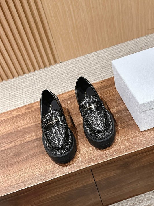 Dior Boy Thick-soled Loafers, Black