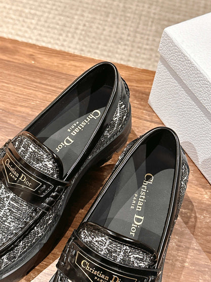 Dior Boy Thick-soled Loafers, Black