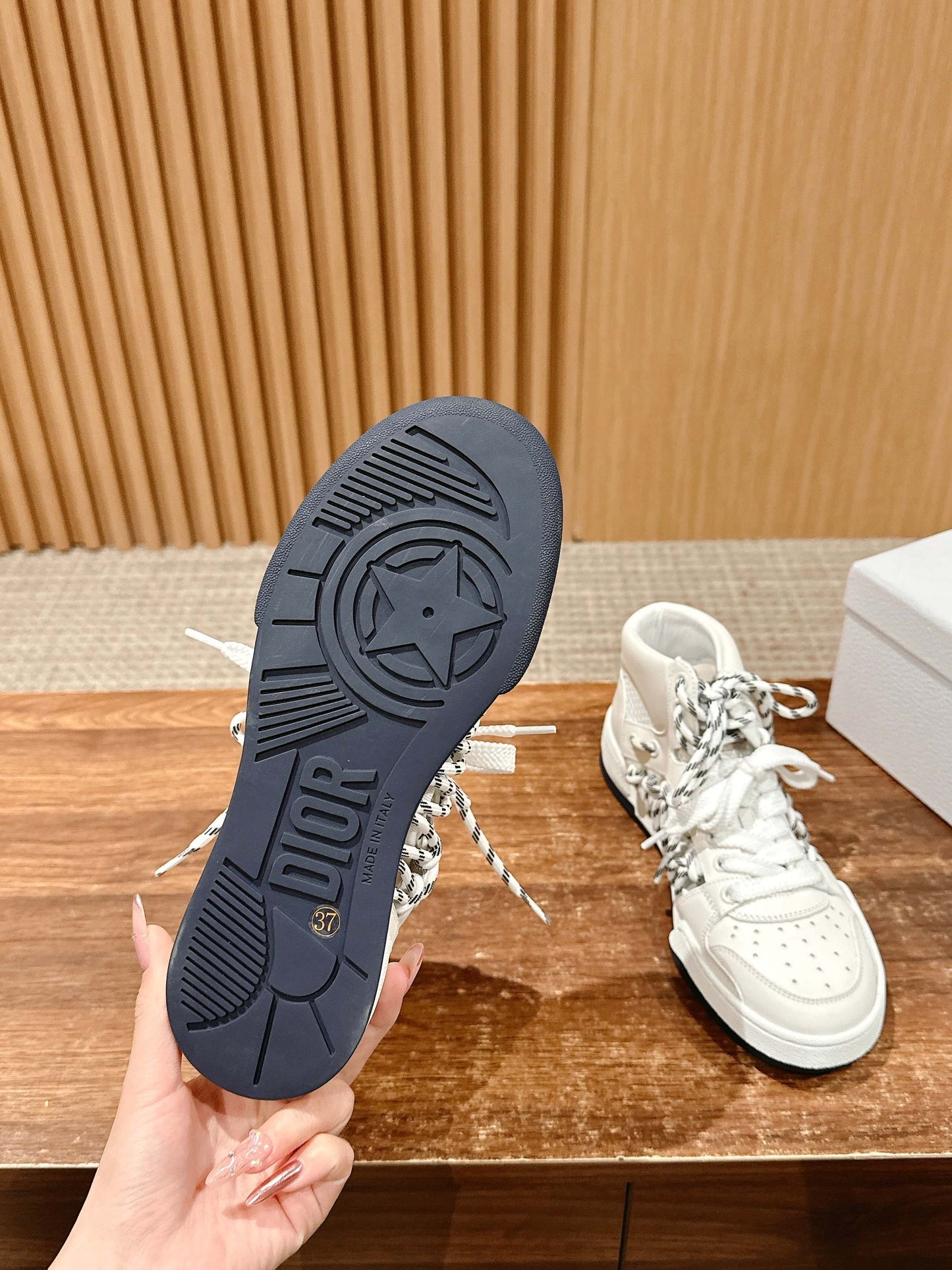 Dior Star Sneaker, White