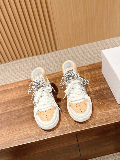 Dior First High-Top Sneaker, White