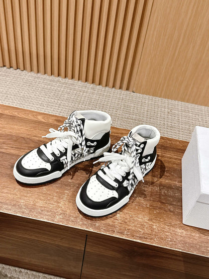 Dior First High-Top Sneaker, Panda