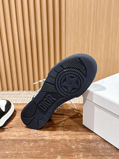 Dior First High-Top Sneaker, Panda